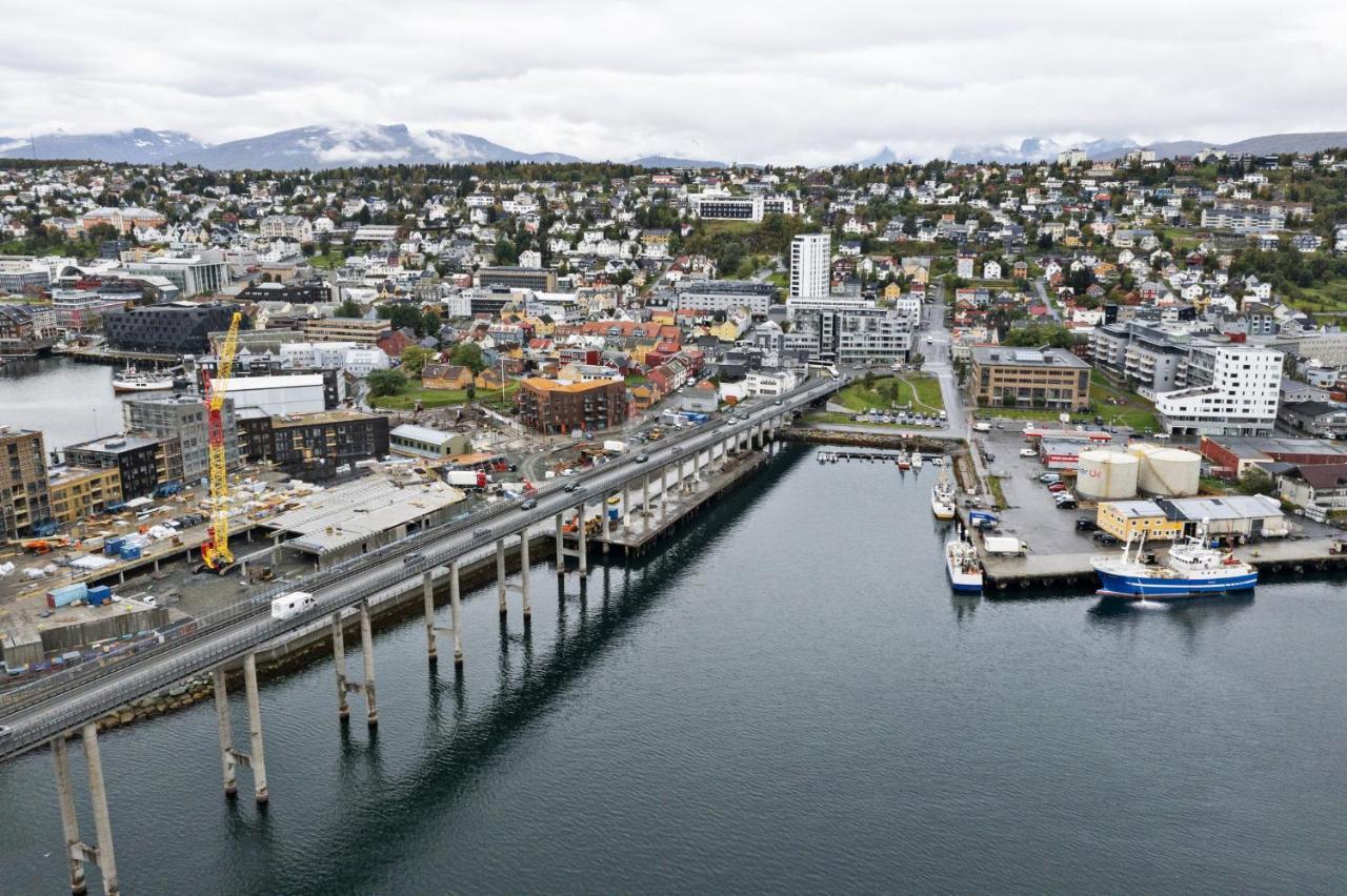 Toppleilighet Med Utsikt I Sentrum Nord Tromsø Eksteriør bilde